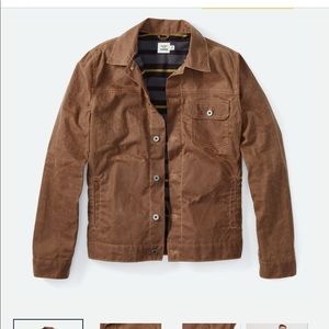 Flint and Tinder Lined Waxed Trucker Jacket